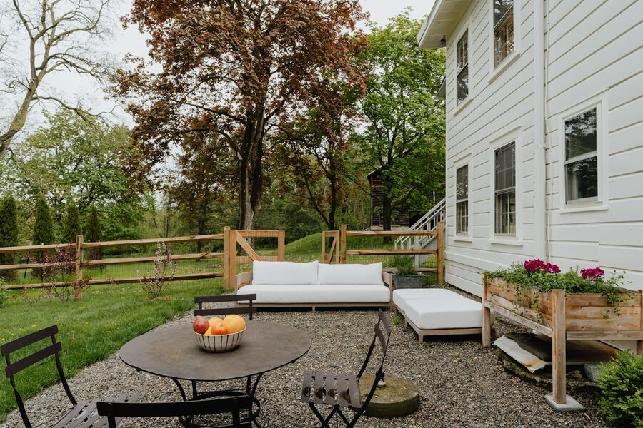 Backyard transformation — Exterior living space